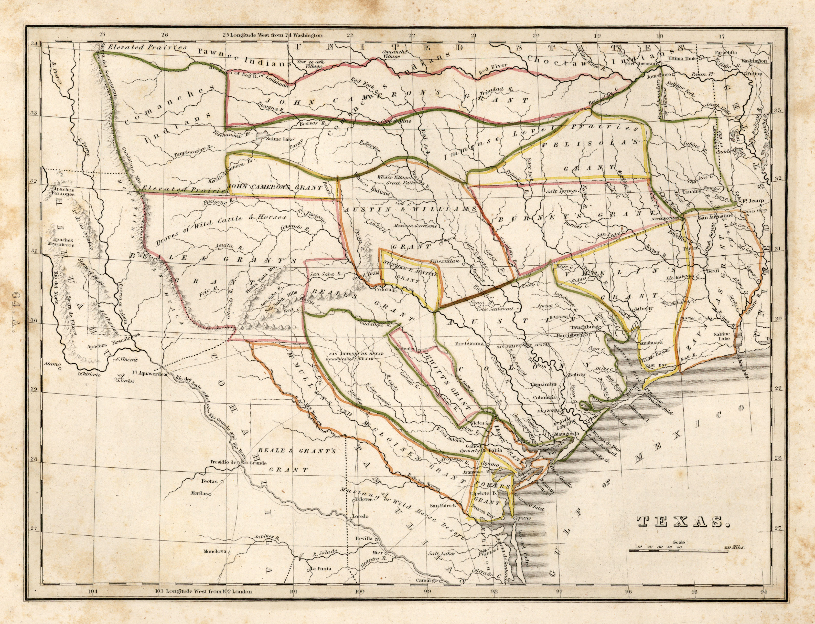 Texas Historical Maps - Perry-Castañeda Map Collection - Ut Library - Antique Texas Map