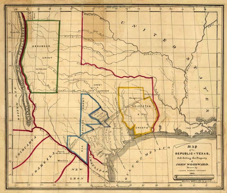 Texas Historical Maps For Sale