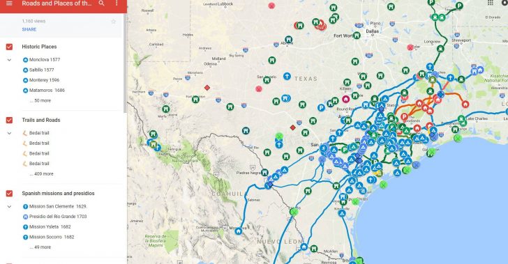 Interactive Map Of Texas