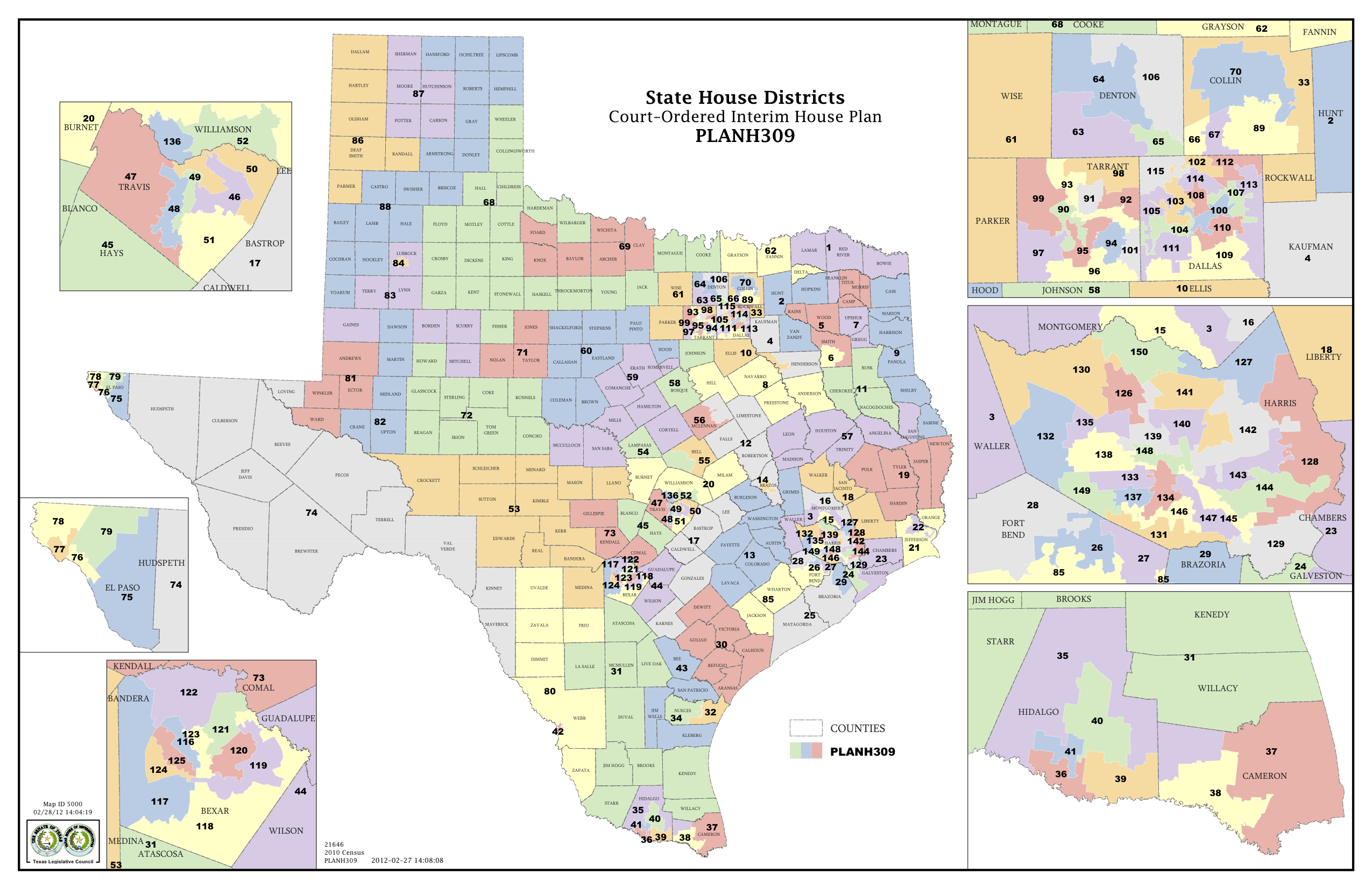 Texas House Districts Map | Business Ideas 2013 - Texas House District Map