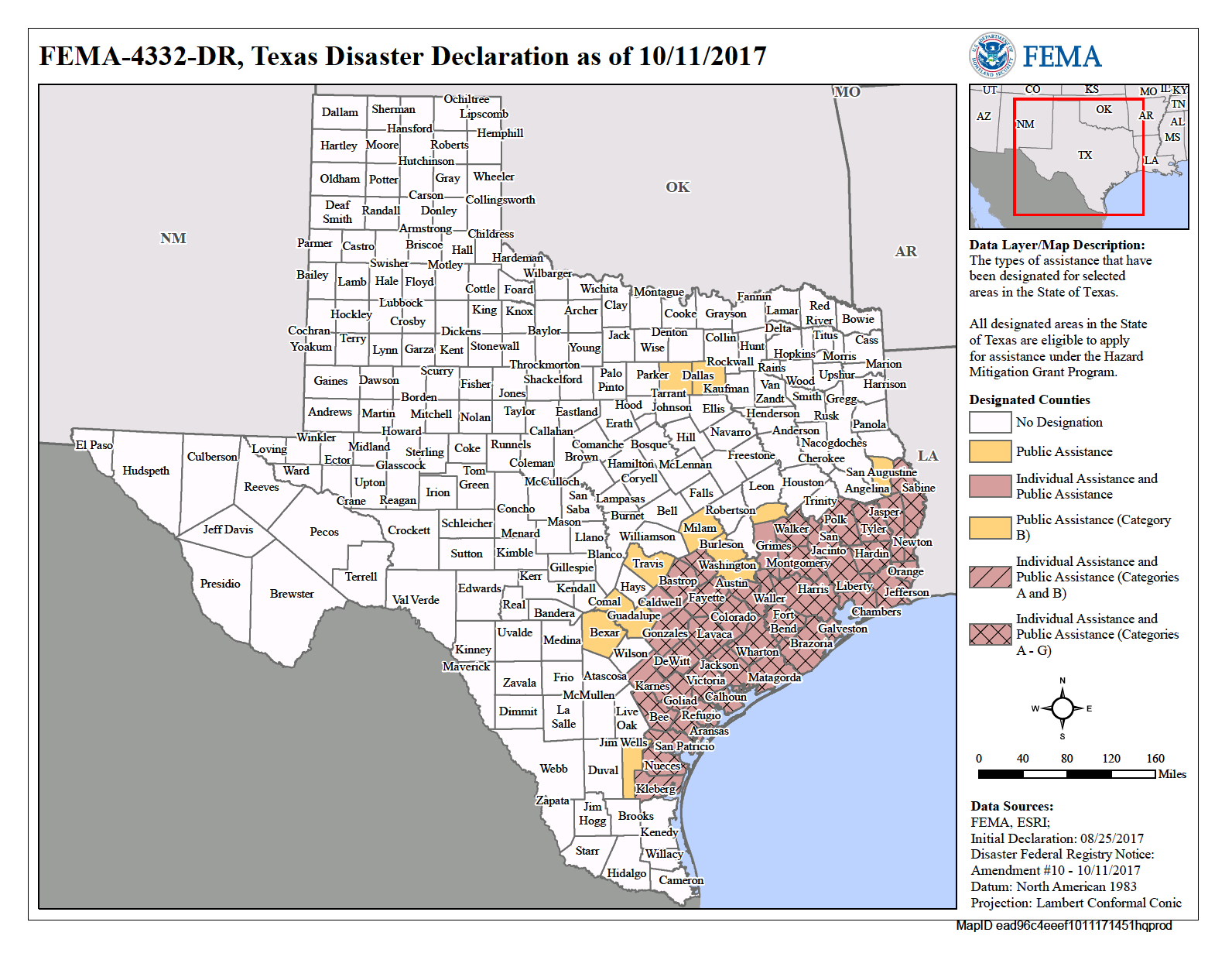 Houston Texas Flood Zones Map 2019 FEMA Releases New Houston Flood   Texas Hurricane Harvey Dr 4332 Fema Gov Fema Flood Maps Texas 