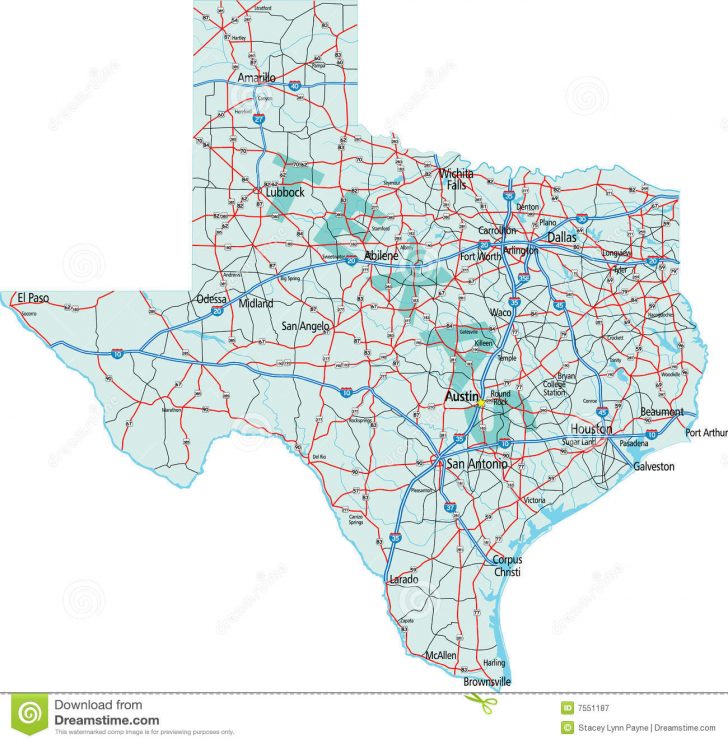 Free Texas Highway Map