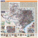 Texas Laminated State Wall Map   Texas Wall Map