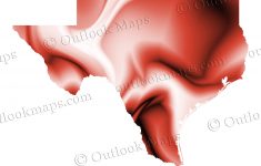 Texas Map Art | Stylish Poster - Texas Map Poster