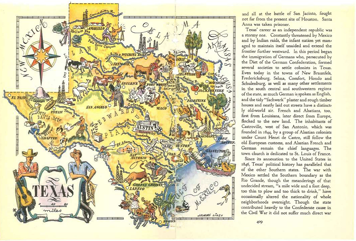 Texas Map Decor / Vintage Map Art / Travel Wall Art / Map Of | Etsy - Texas Map Artwork