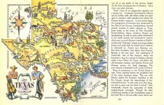 Texas Map Decor / Vintage Map Print / State Map Art / Travel Wall - Travel Texas Map
