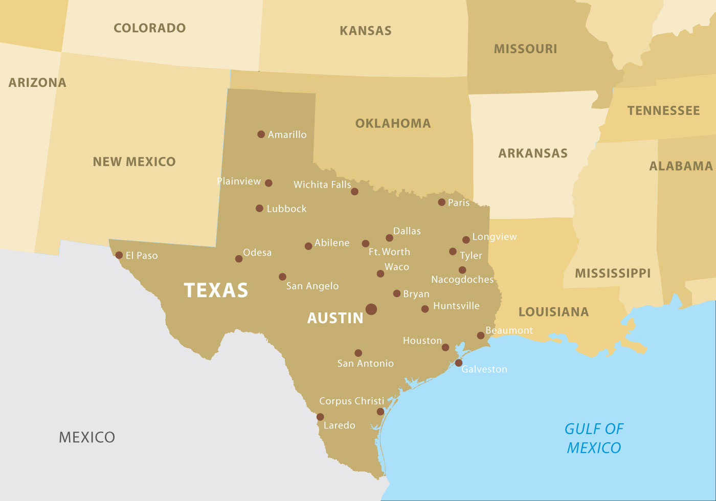 Texas Map Free Vector Art - (7760 Free Downloads) - Texas Map Vector Free