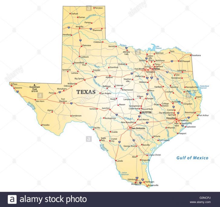 Texas Map Photos & Texas Map Images - Alamy - Alice Texas Map ...