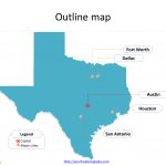 Texas Map Powerpoint Templates   Free Powerpoint Templates   Map Of Texas Major Cities