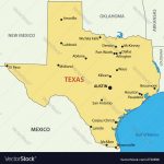 Texas   Map Royalty Free Vector Image   Vectorstock   Map Of Texas