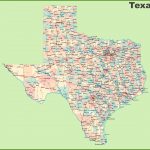 Texas Map With Cities And Towns And Travel Information | Download   Shiner Texas Map