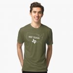 Texas Or Not Texas Map Of The Usa" T Shirtwhereables | Redbubble   Texas Not Texas Map T Shirt