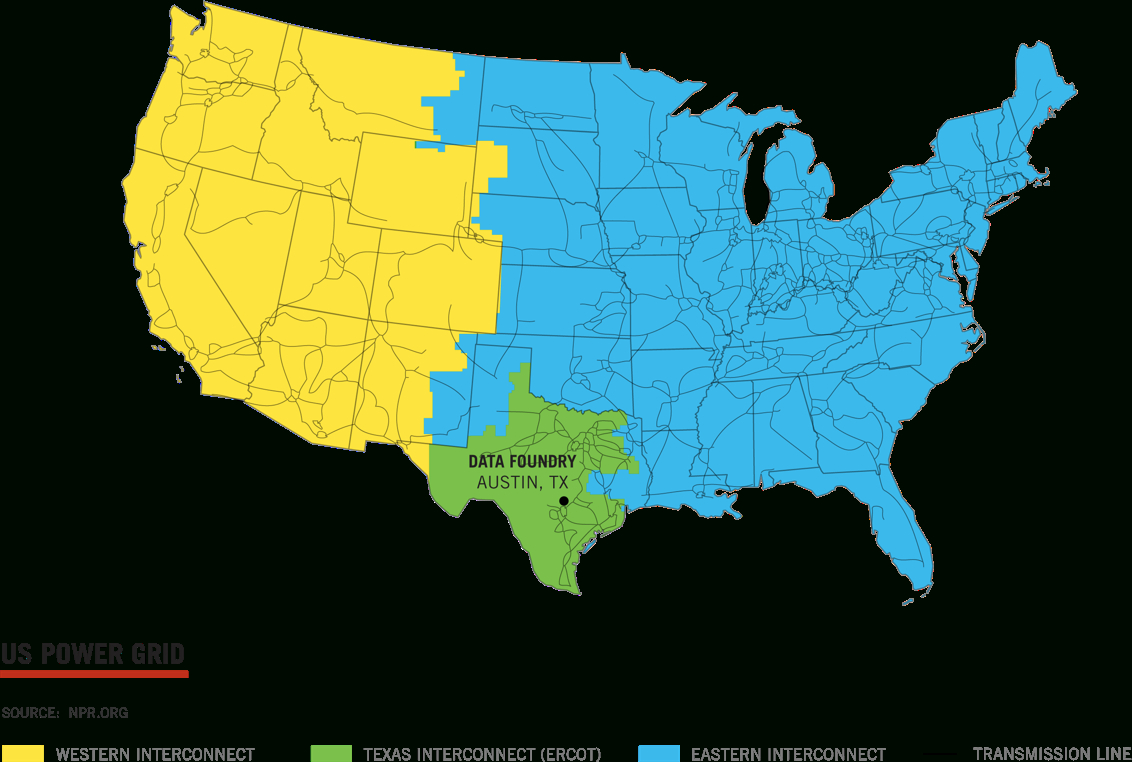 electrical grid map