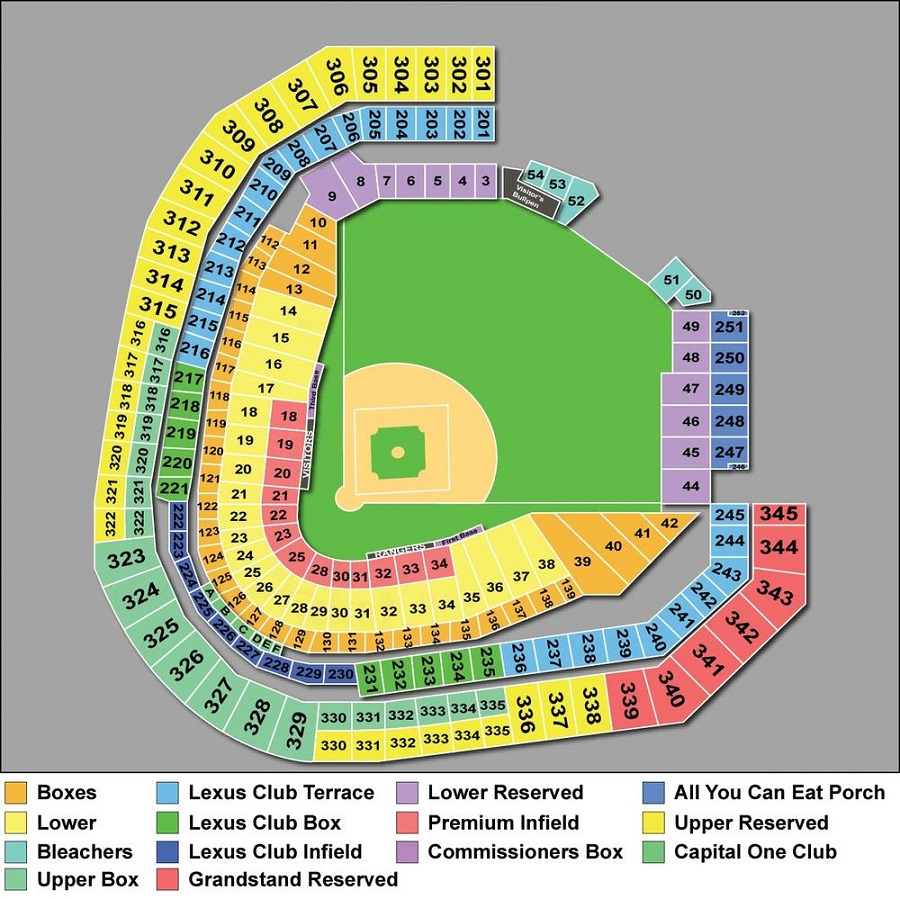 Texas Rangers Seating Chart - Texas Rangers Seat Map