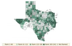 Texas Rankings Data | County Health Rankings &amp; Roadmaps - Texas Health Dallas Map