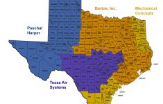 Texas Representatives: Vibration Isolation, Seismic And Wind - Texas Representatives Map