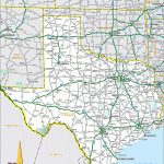 Texas Road Map   Map Of Texas Roads And Cities