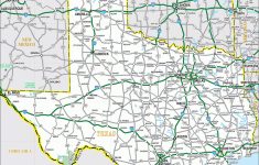 Texas Road Map - Texas Road Map Pdf
