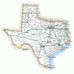 Texas Road Map With Cities And Travel Information | Download Free   Texas Road Map With Cities And Towns