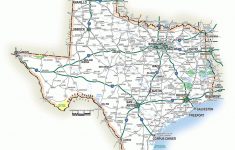 Texas Road Map With Cities And Travel Information | Download Free - Texas Road Map With Cities And Towns