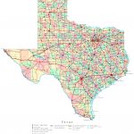 Texas Road Map With County Lines And Travel Information | Download   Texas Map With County Lines