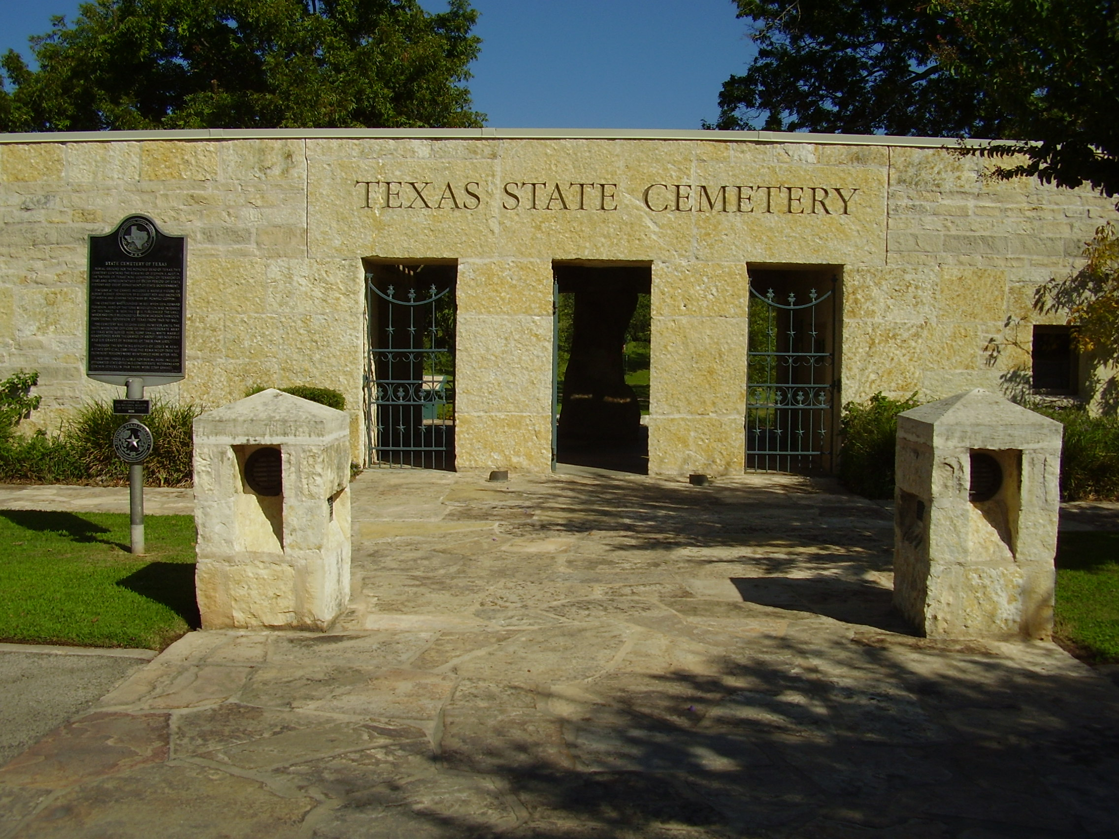 Texas State Cemetery - Wikipedia - Texas State Cemetery Map