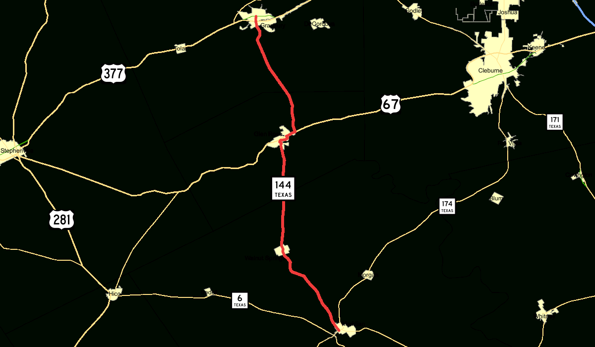 Texas State Highway 144 - Wikipedia - Google Maps Granbury Texas