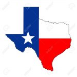 Texas State Usa National Flag Map Shape Illustration Stock Photo   Texas Flag Map