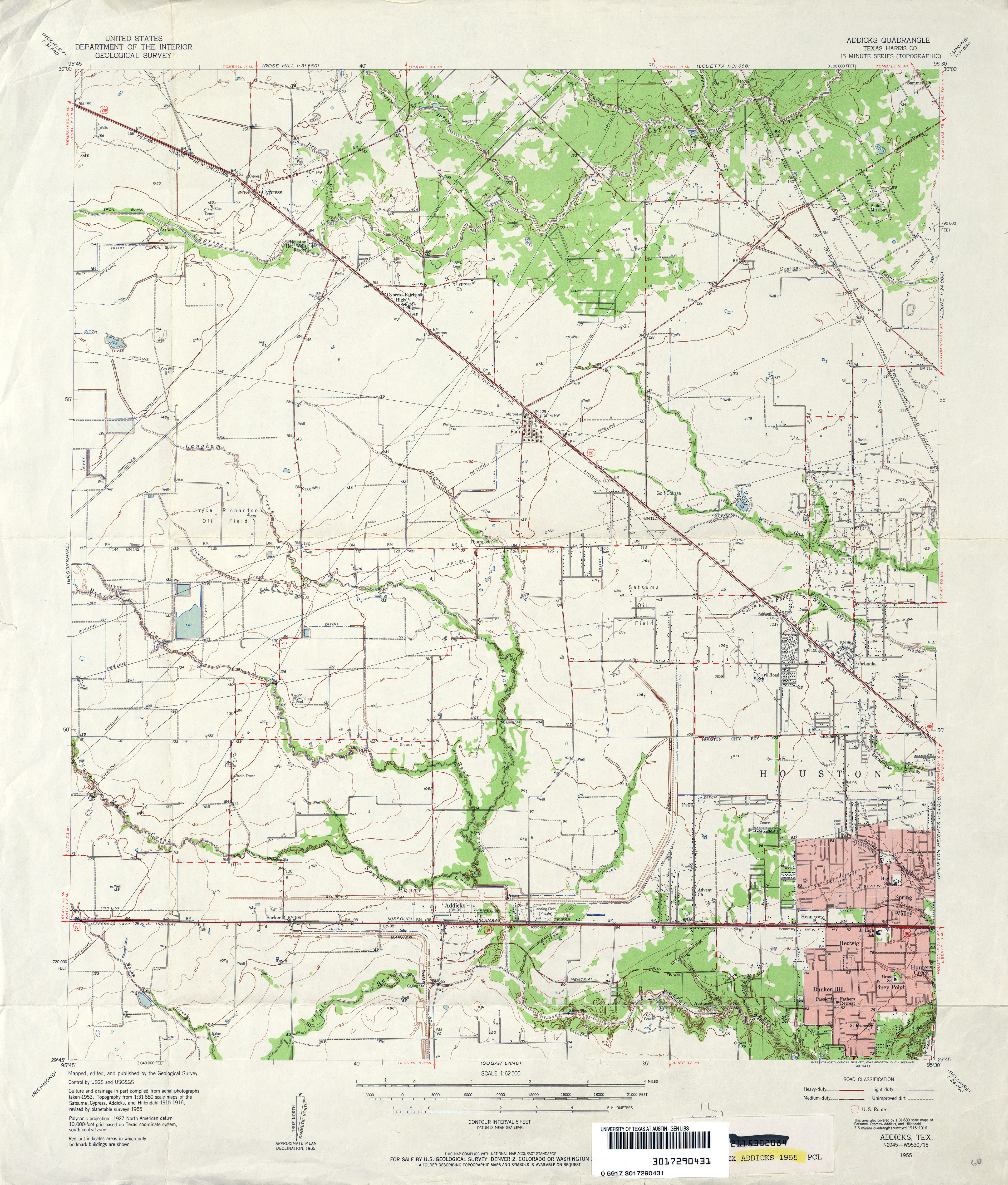 Texas Topographic Maps - Perry-Castañeda Map Collection - Ut Library - Alvin Texas Map