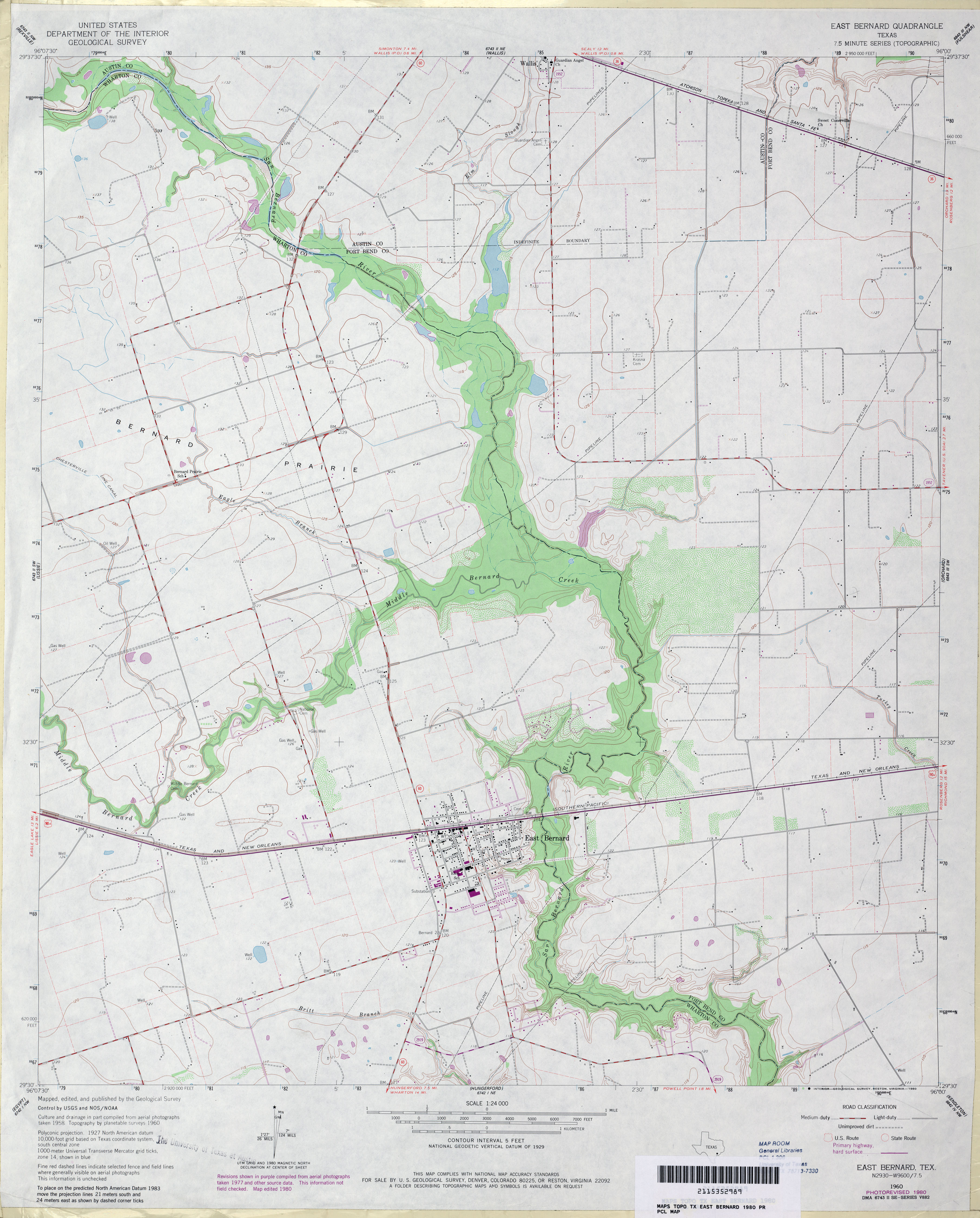 Texas Topographic Maps - Perry-Castañeda Map Collection - Ut Library - Topographic Map Of Fort Bend County Texas