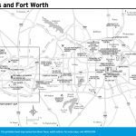Texas Travel Maps   Printable Map Of Fort Worth Texas