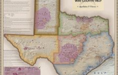 Texas Wine Country Map, Appellations &amp; Wineries - Vinmaps® - Texas Winery Map