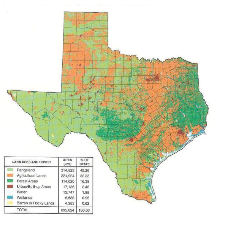 Texas Young Farmers Taste Of Texas Lands Of Texas Map Printable Maps