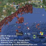 Texas Oil Rig Google Earth Map   Texas Fishing Maps And Fishing Spots   Texas Oil Rig Fishing Map