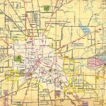 Texasfreeway > Houston > Historical Information > Old Road Maps   Road Map Of Houston Texas