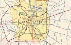 Texasfreeway > San Antonio > Historical Information > Old Road Maps - Detailed Map Of San Antonio Texas
