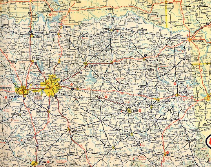 Texasfreeway > Statewide > Historic Information > Old Road Maps - North ...