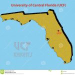 The 3D Map Of The University Of Central Florida ( Stock Vector   Where Is Gainesville Florida On The Map