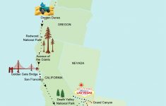 The American West Coast Road Trip Planned – California Coast Map Road Trip