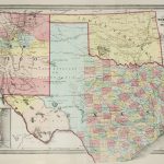 The Antiquarium   Antique Print & Map Gallery   Lloyd   Texas, New   Texas New Mexico Map