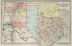The Antiquarium - Antique Print &amp; Map Gallery - Lloyd - Texas, New - Texas New Mexico Map