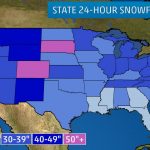 The Greatest 24 Hour Snowfalls In All 50 States | The Weather Channel   Weather Channel Florida Map