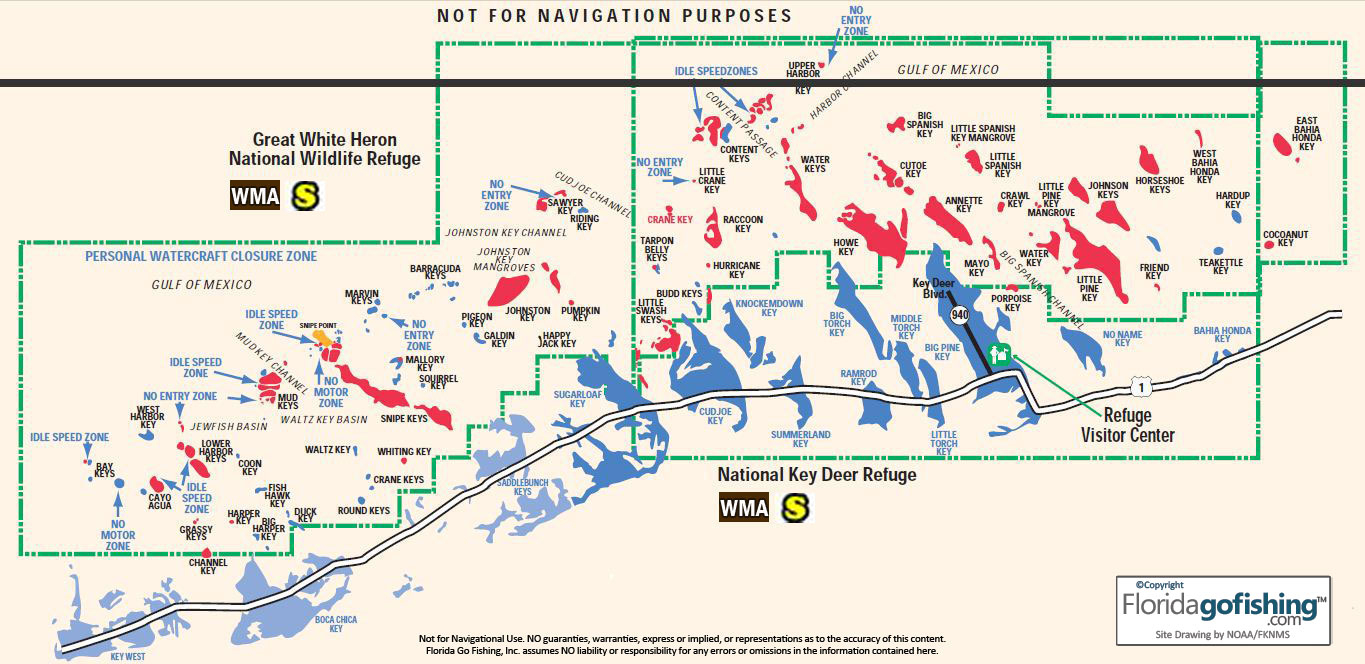 The Middle Keys Monroe County Gps Coordinates Reefs Shipwrecks - Cayo Marathon Florida Map