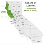 The Regionalization Of California, Part 1 | Geocurrents   Northwest California Map