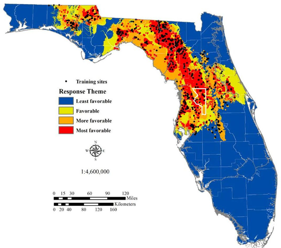 The Science Behind Florida&amp;#039;s Sinkhole Epidemic | Science | Smithsonian - Florida Orange Groves Map