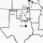 The Shawnee Trail   Texas Forts Trail Map