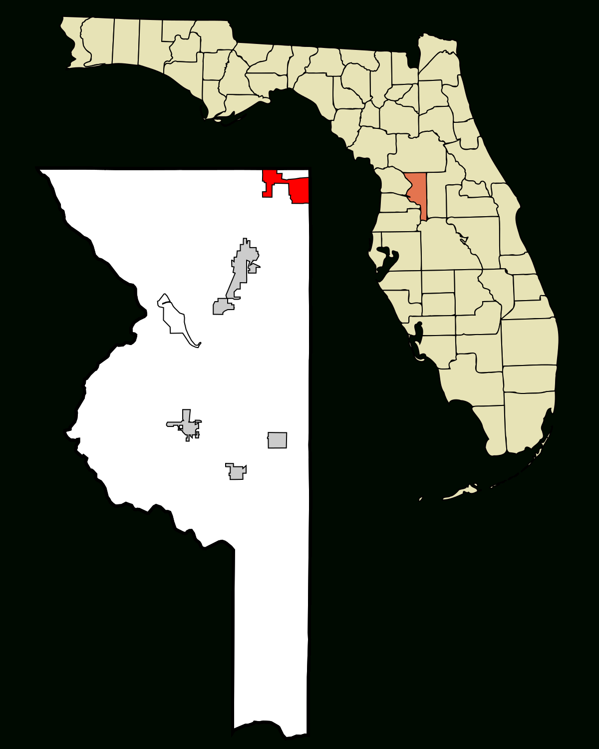 The Villages, Florida - Wikipedia - The Villages Florida Map