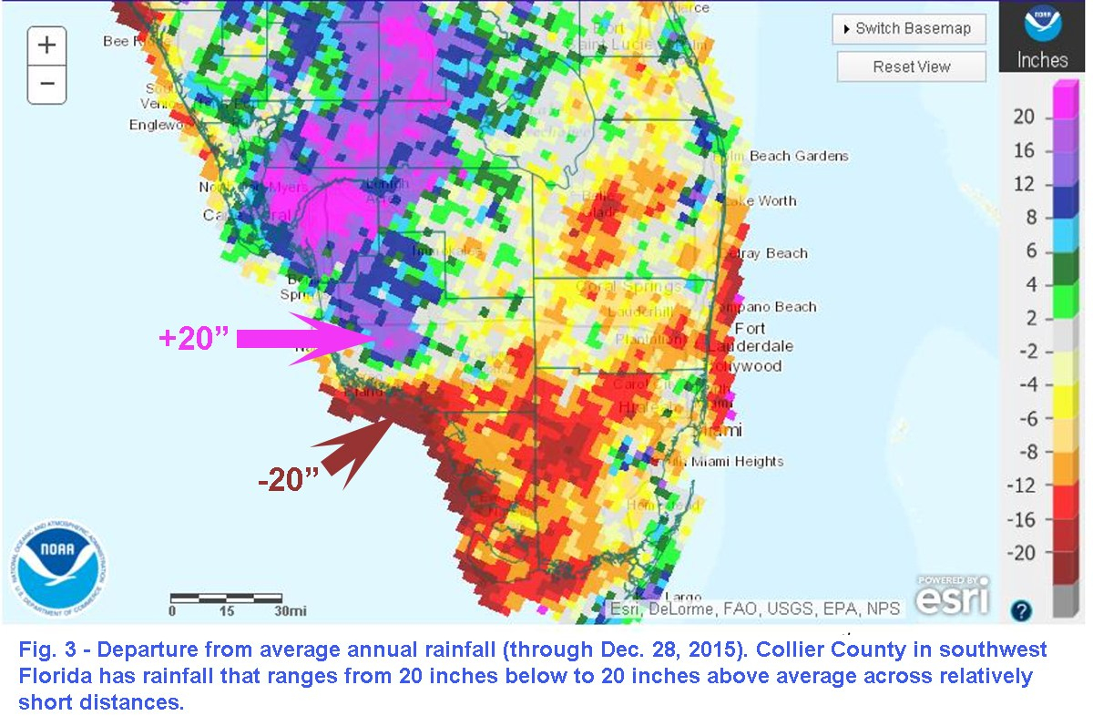 Theweathermogil:: South Florida 2015 Recap – Hot With Rainfall - Seabreeze Florida Map