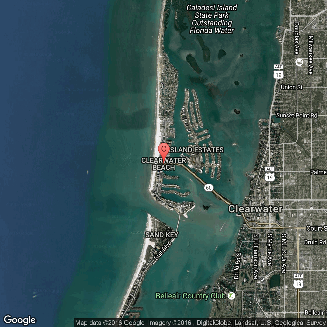 Things To Do Near Clearwater Beach, Florida | Usa Today - Clearwater Beach Florida Map