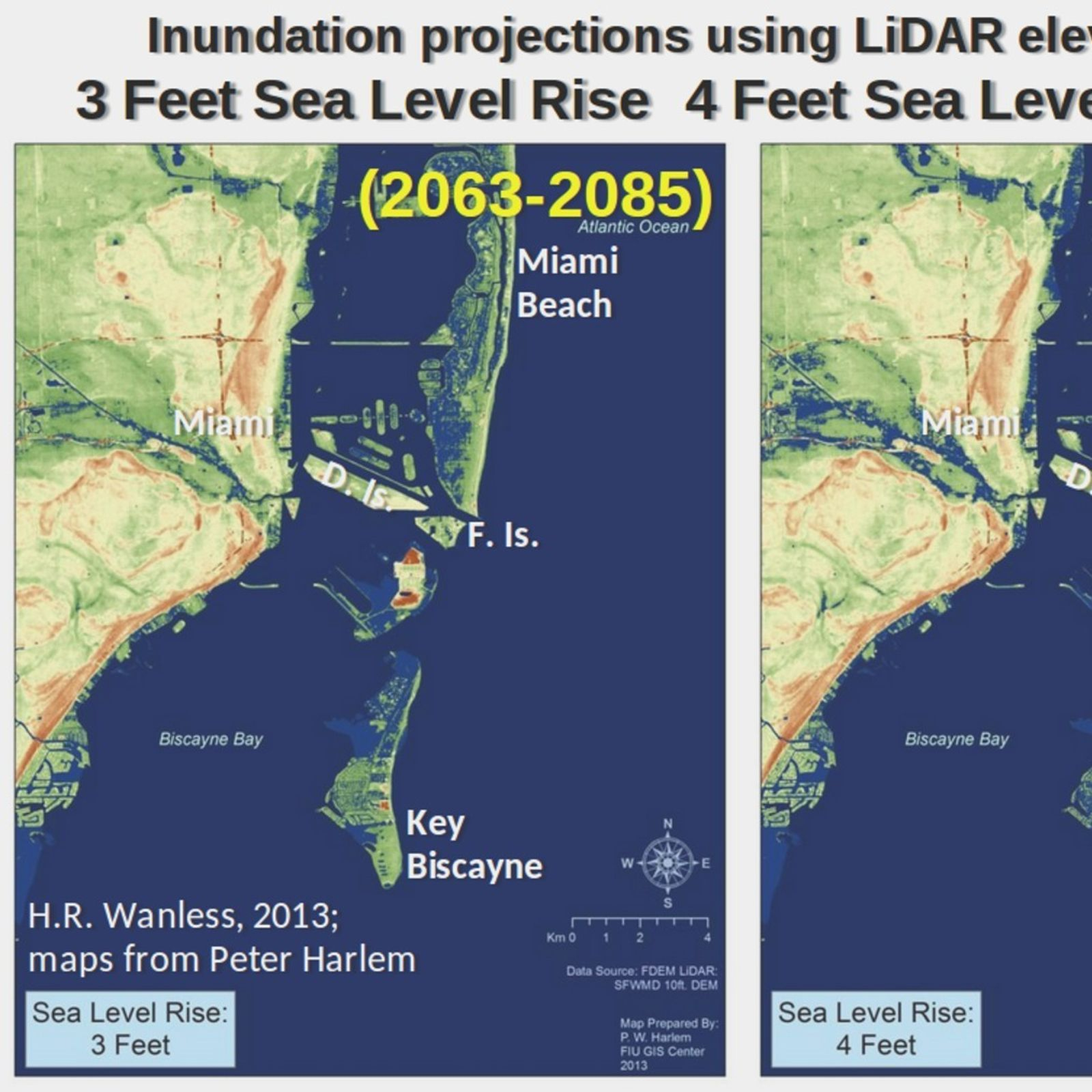 This Is What Climate Change Is About To Do To Florida And New York - Florida Global Warming Flood Map